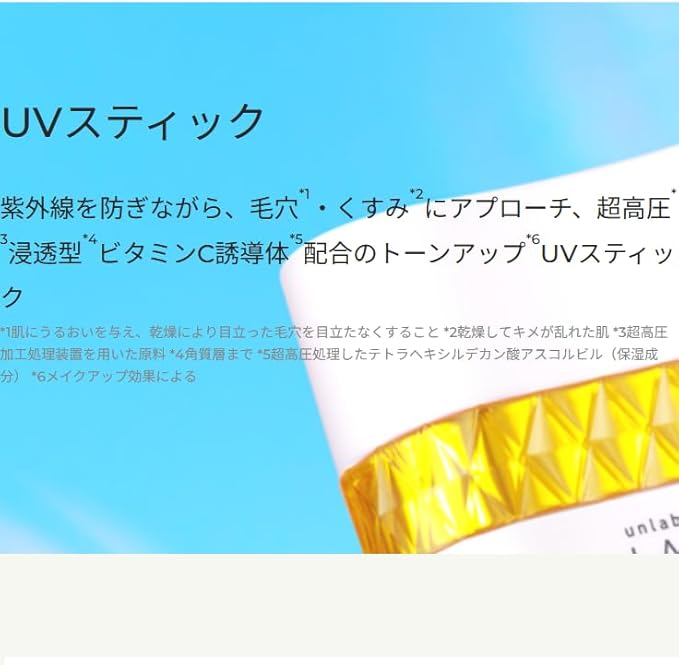 UNLABEL LAB UV Stick Vitamin C Clear White SPF50+ PA++++ (20gr)