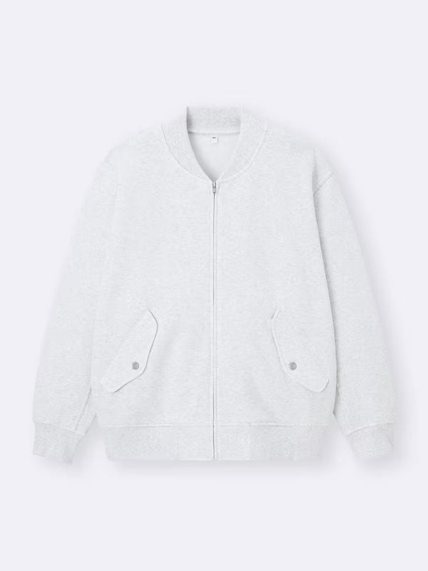 GU Heavy Weight Sweat Ribbed Jacket - L