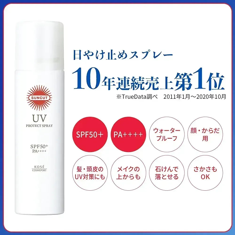 KOSE Suncut UV Protect Spray SPF50+ PA++++ 90gr