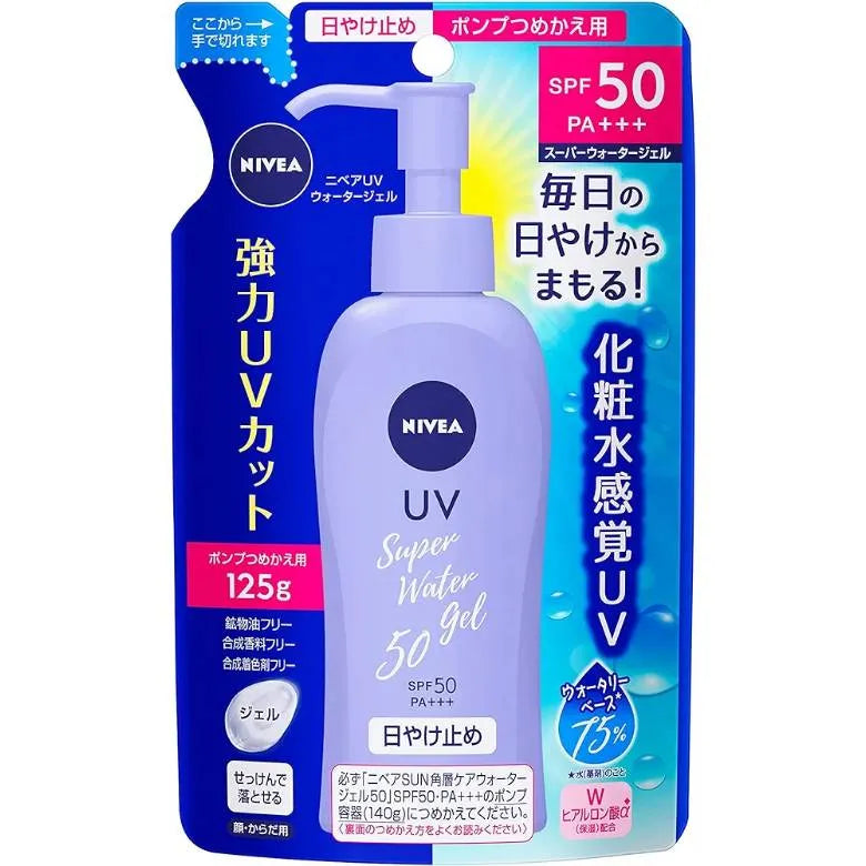 NIVEA Sun UV Super Water Gel SPF 50 125g (Refill)