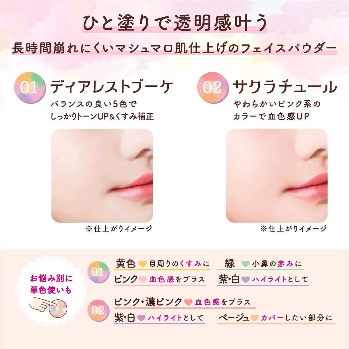 CANMAKE Marshmallow Finishing Powder ~Abloom~  5g (02 Sakura Tulle)