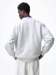 GU Heavy Weight Sweat Ribbed Jacket - L
