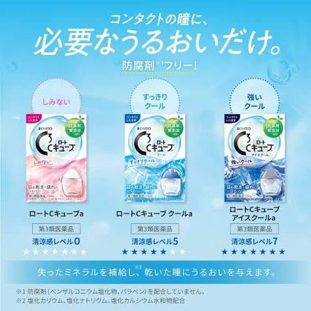 ROHTO C Cube Contact Cool 13mL