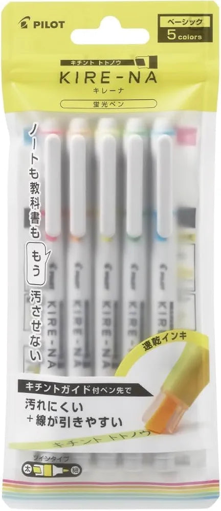 PILOT Kire-na Highlighter - 5 colores