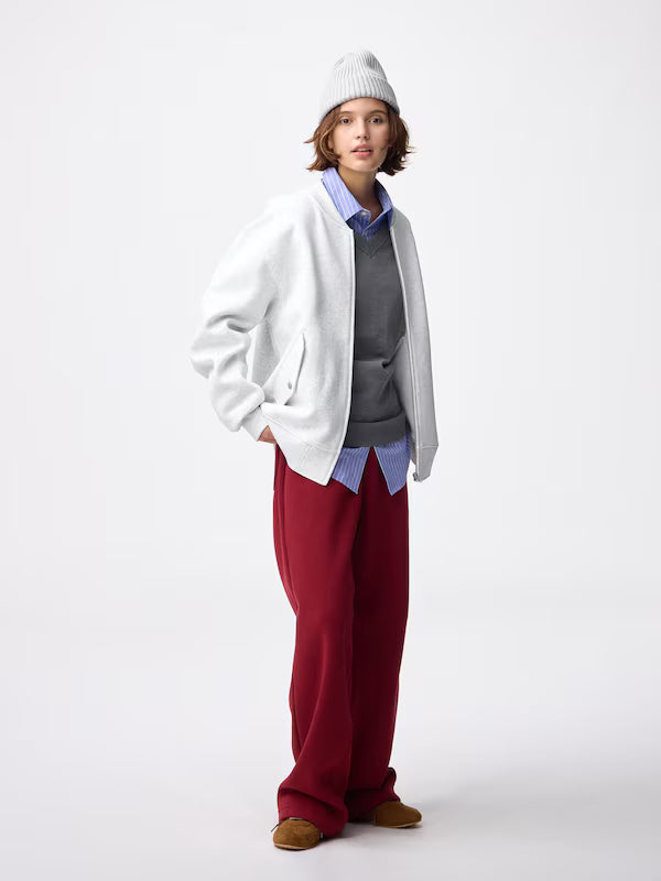 GU Heavy Weight Sweat Ribbed Jacket - L